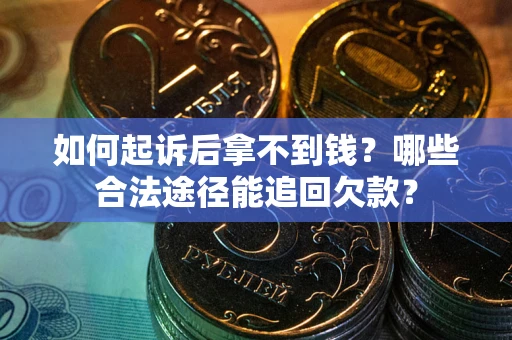 济南如何起诉后拿不到钱？哪些合法途径能追回欠款？