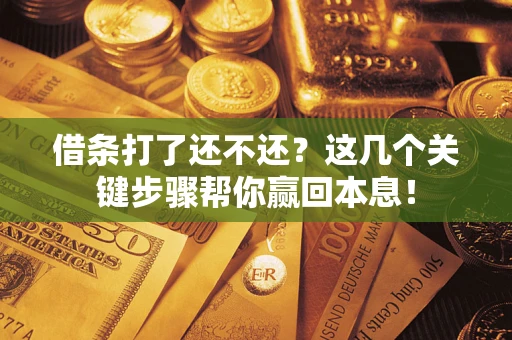 济南借条打了还不还？这几个关键步骤帮你赢回本息！