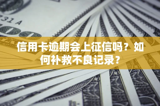 济南信用卡逾期会上征信吗？如何补救不良记录？