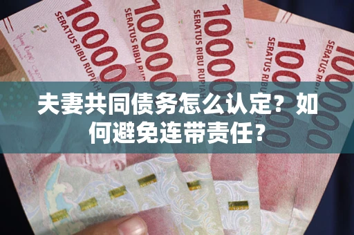 济南夫妻共同债务怎么认定？如何避免连带责任？