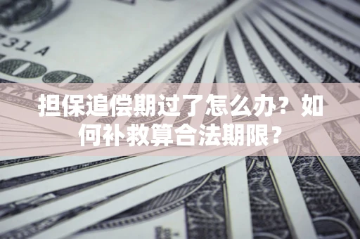 济南担保追偿期过了怎么办？如何补救算合法期限？
