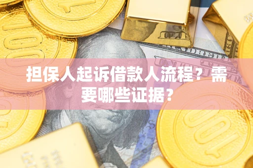 济南担保人起诉借款人流程?需要哪些证据? 济南担保人起诉借款人流程?需要哪些证据?