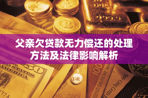 济南父亲欠贷款无力偿还的处理方法及法律影响解析